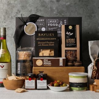 White Wine and Nibbles Hamper