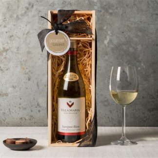 White Wine in Wooden Case