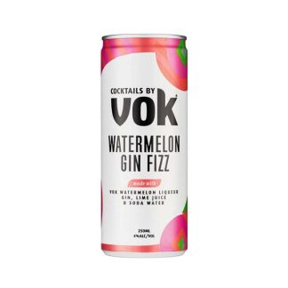 Cocktails By Vok Watermelon Gin Fizz 250ml - 24 Pack
