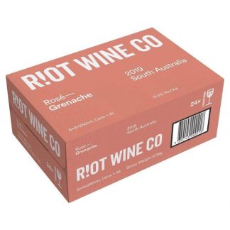 Riot Wines Rose Grenache 2019 Case 250ml Cans - 24 x 250mL