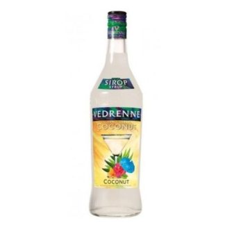 Vedrenne Coconut Syrup Liqueur 1L - 1 Bottle