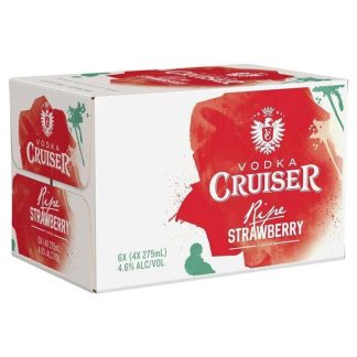 Vodka Cruiser Ripe Strawberry 275ml - 24 x 275mL