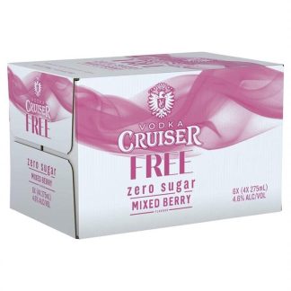 Vodka Cruiser Sugar Free Mixed Berry 275ml - 275mL