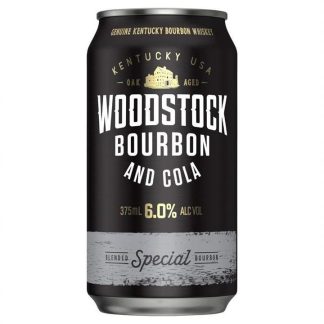 Woodstock Bourbon & Cola Cans 375ml - 30 Pack